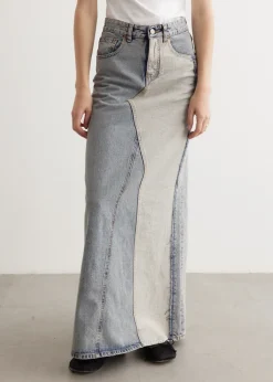 Long Denim Skirt