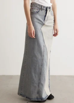 Long Denim Skirt