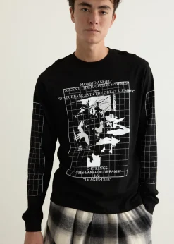 Long Sleeve T-Shirt - Grids