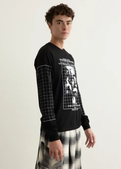 Long Sleeve T-Shirt - Grids