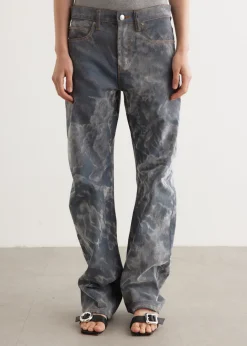 Low Rise Bowed Gusset Jeans