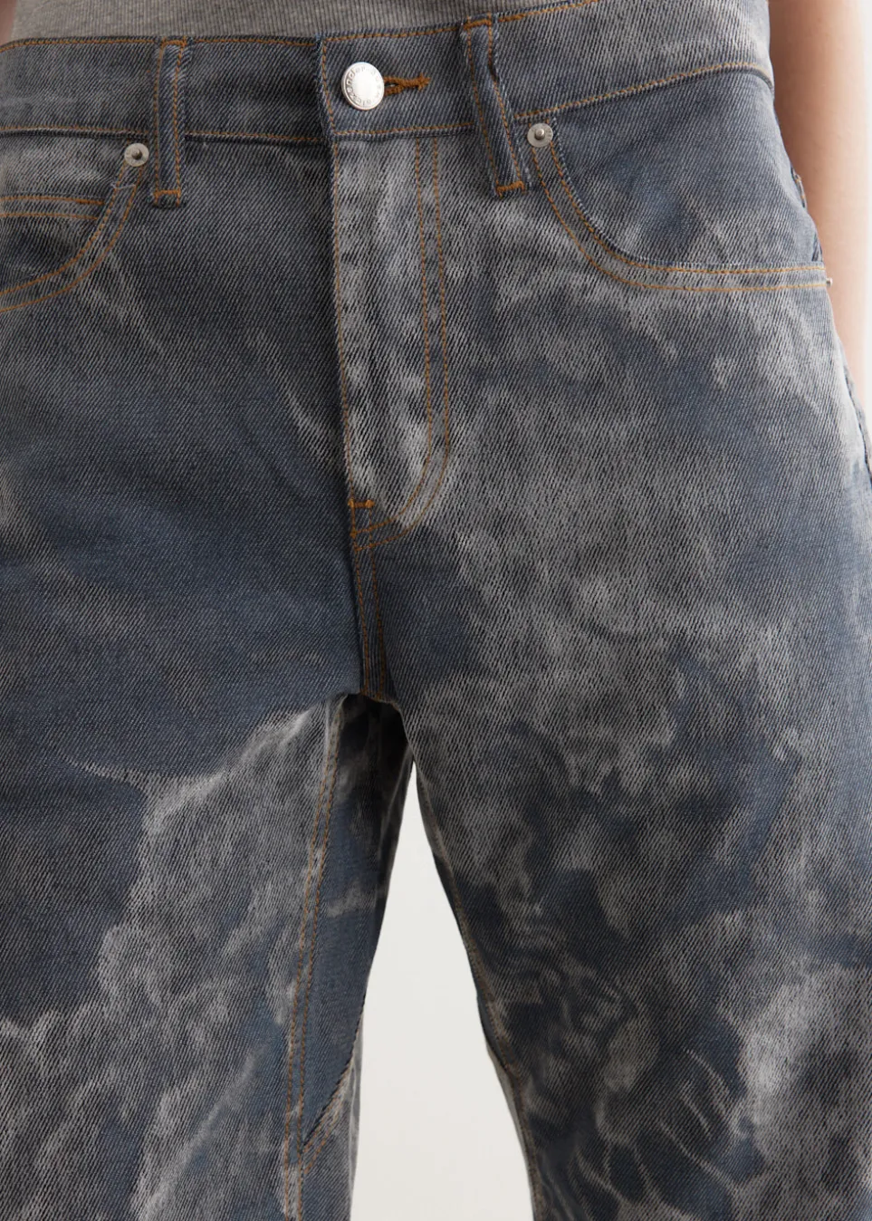 Low Rise Bowed Gusset Jeans