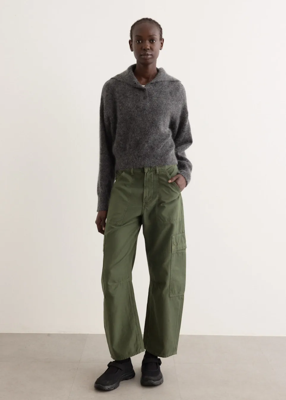 Marcelle Low Slung Cargo Jeans