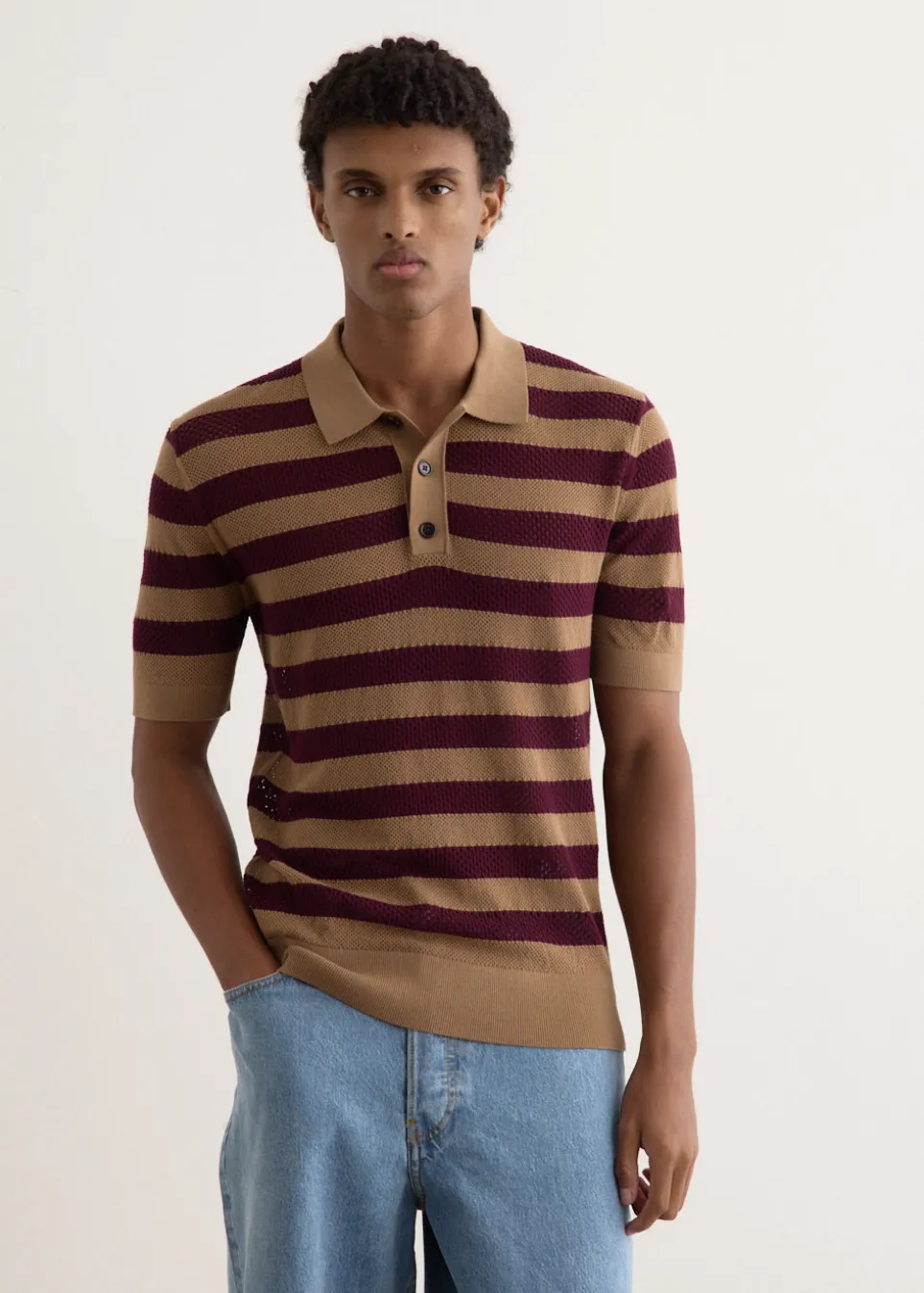 Mercy Stripe Polo
