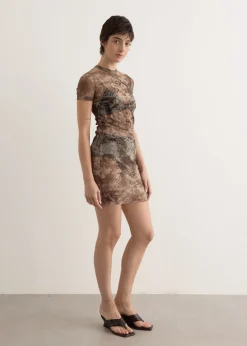 Mesh Short Dress