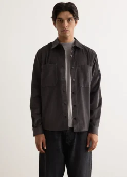 Micro Cotton Corduroy Overshirt