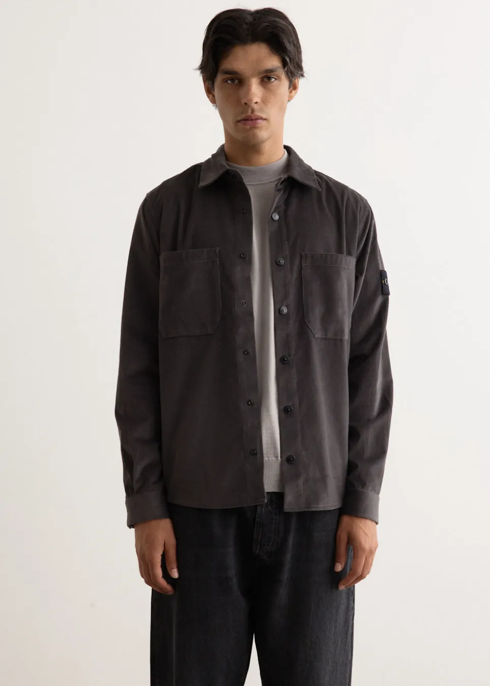 Micro Cotton Corduroy Overshirt