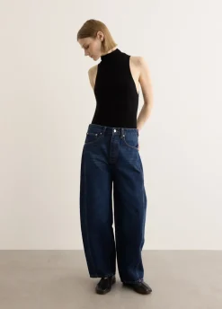 Mid Rise Balloon Jeans