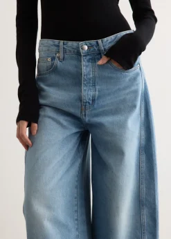 Mid Rise Balloon Jeans
