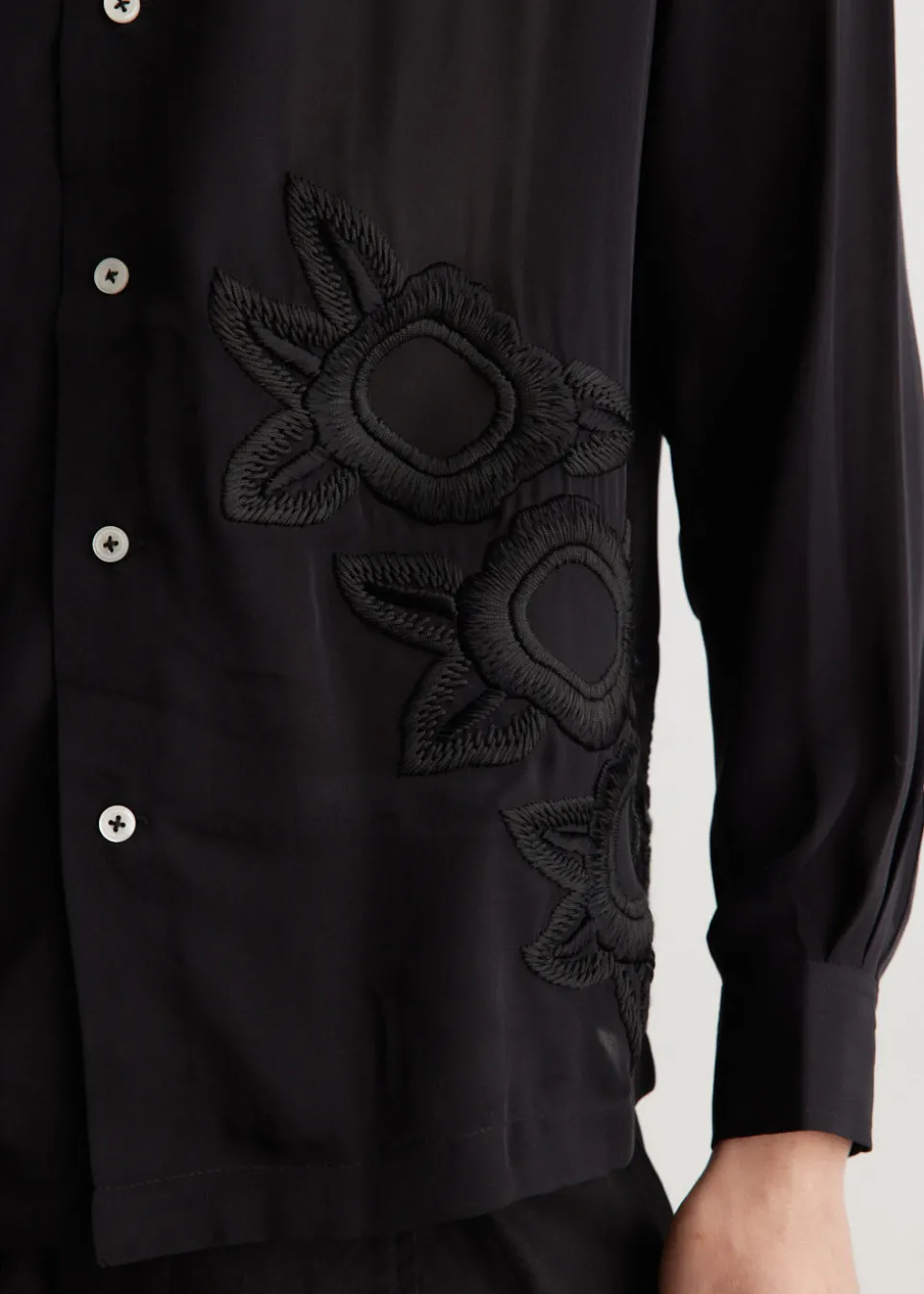 Midnight Daffodil Long Sleeve Shirt