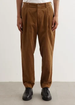 Moleskin x Corduroy Panel Pants