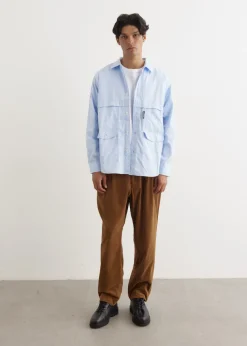 Moleskin x Corduroy Panel Pants