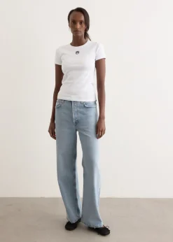 Moon Logo Jersey Baby Fit T-Shirt