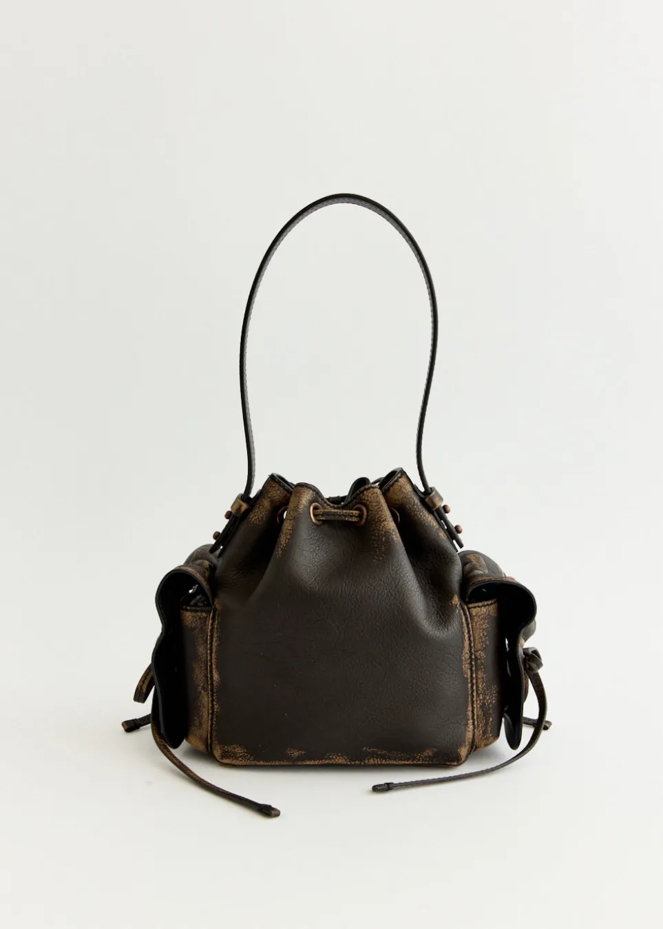 Multipocket Mini Bucket Bag