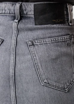 *NO STOCK* Broken In Denim High-Rise Skirt