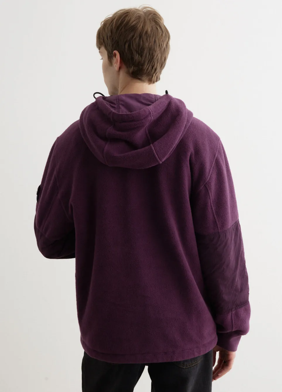 Nylon Cotton Fleece Anorak