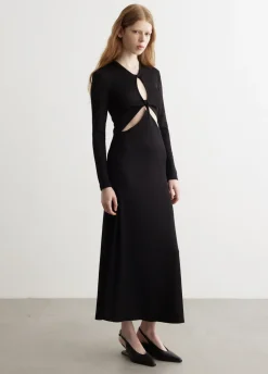 Open Twist Anglaise Dress