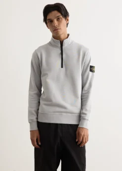 Organic Cotton Half Zip Sweatshirt