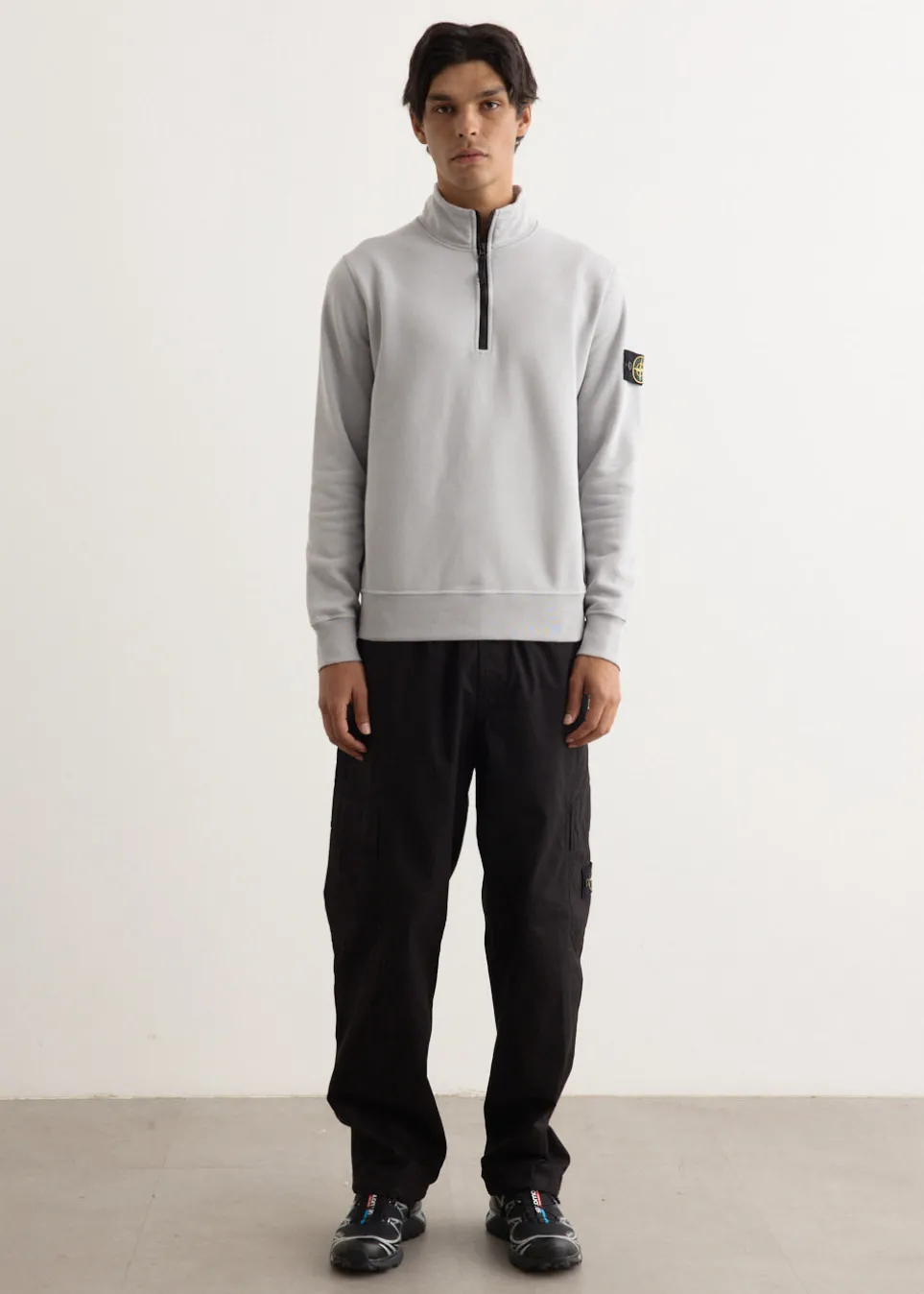 Organic Cotton Half Zip Sweatshirt