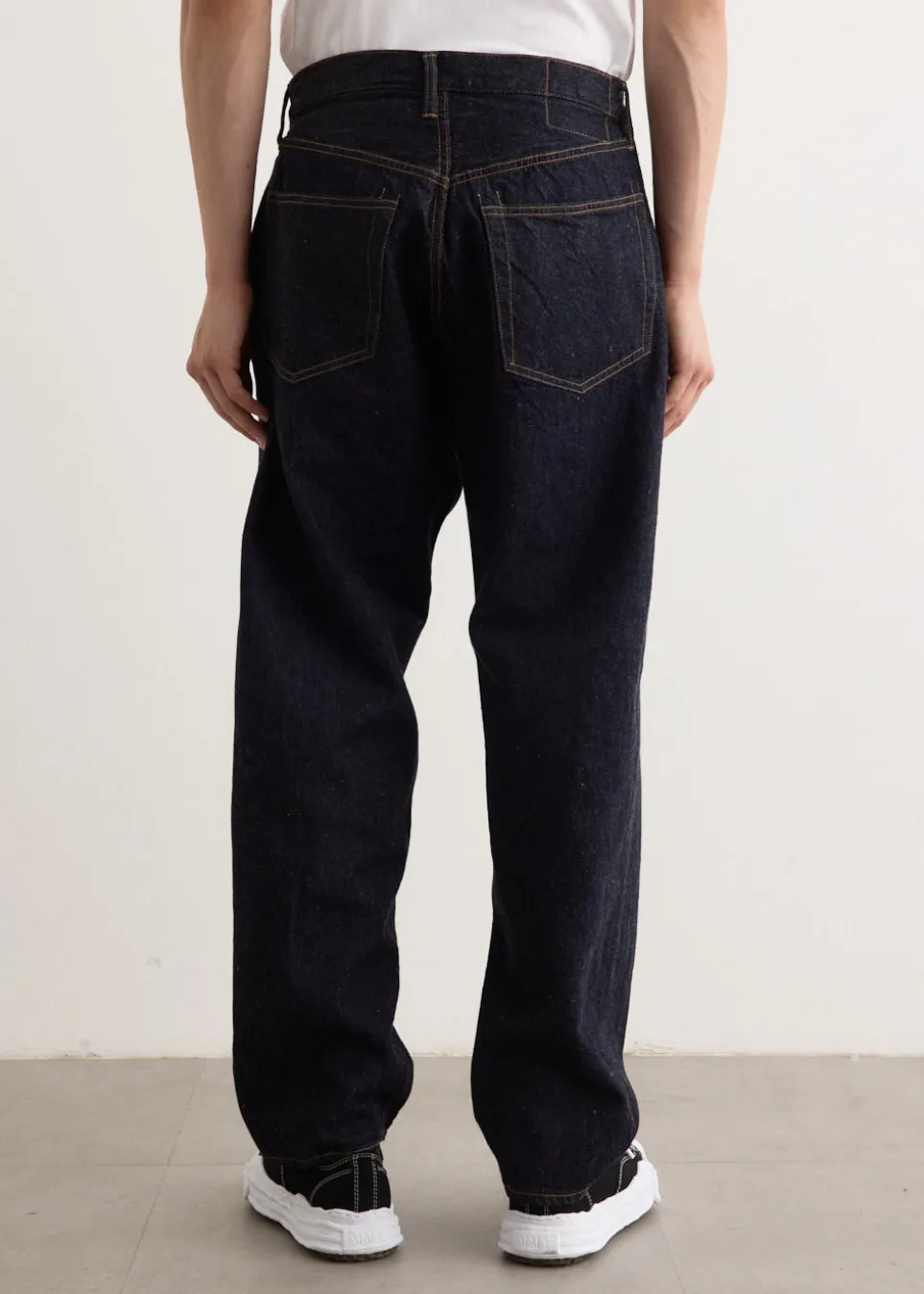 5P Zipper Front Denim Pants