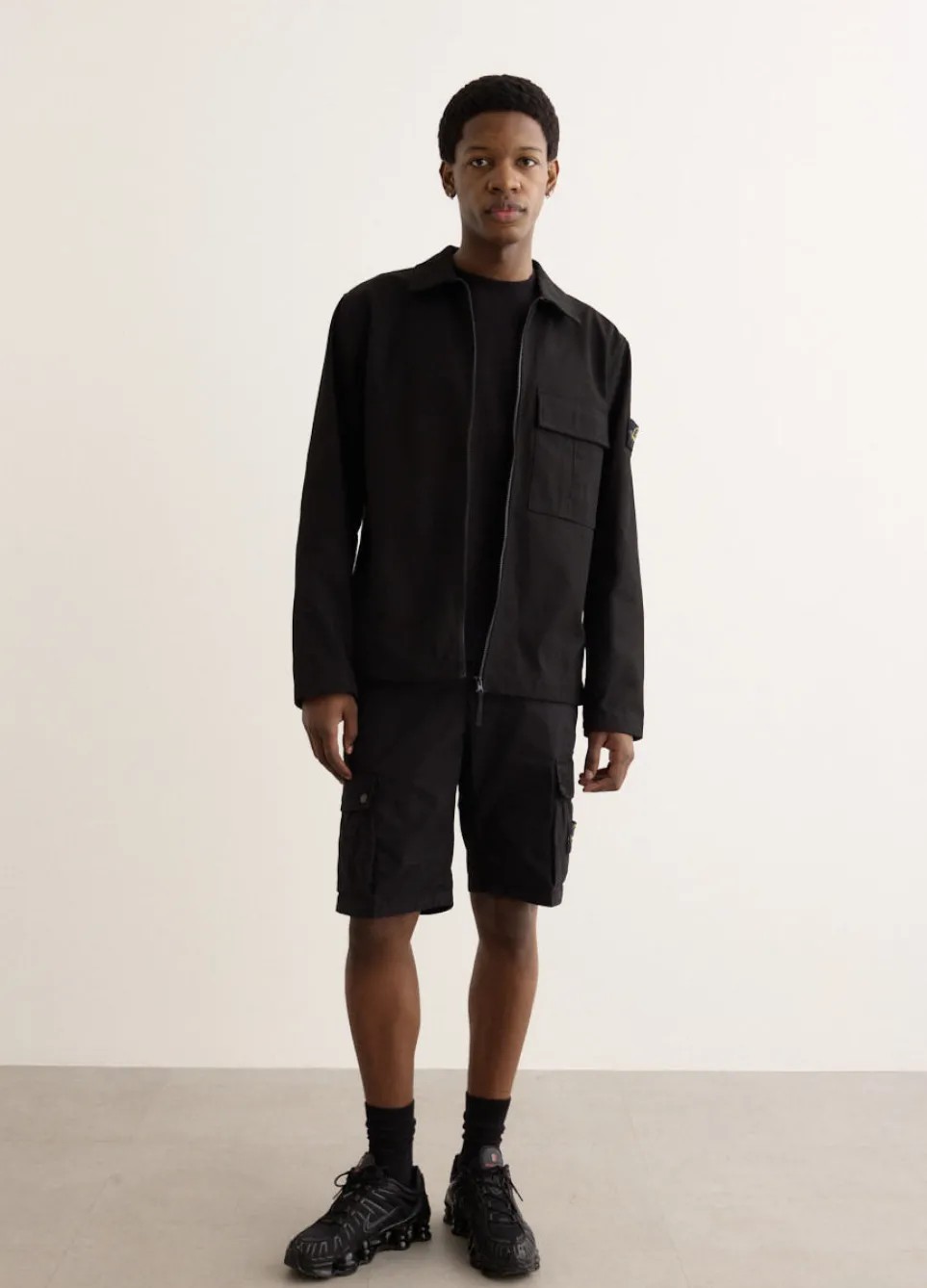 Panama Cotton Zip Overshirt