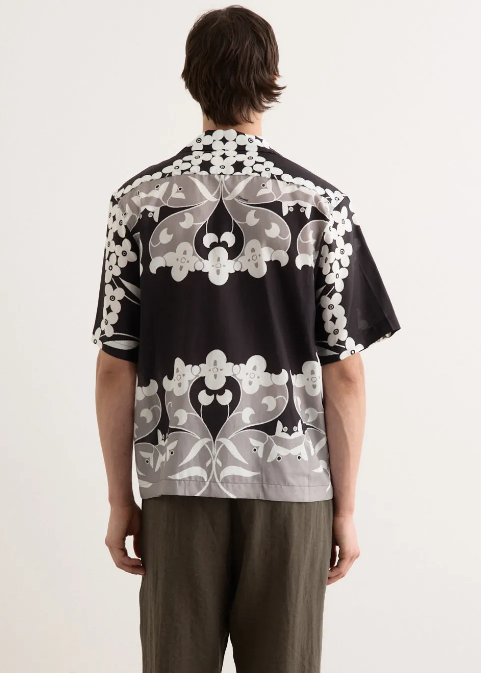 Paradise Floral Silk Camp Collar Shirt