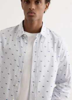 Profile Fox Casual Striped Shirt