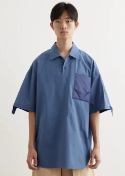 Quilted Pocket Polo Top