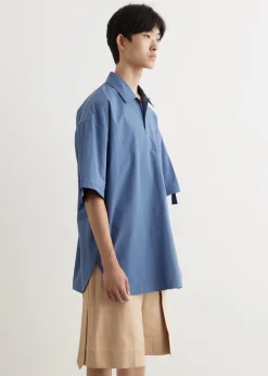 Quilted Pocket Polo Top