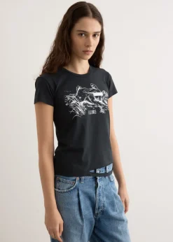 Rabbit Print T-Shirt