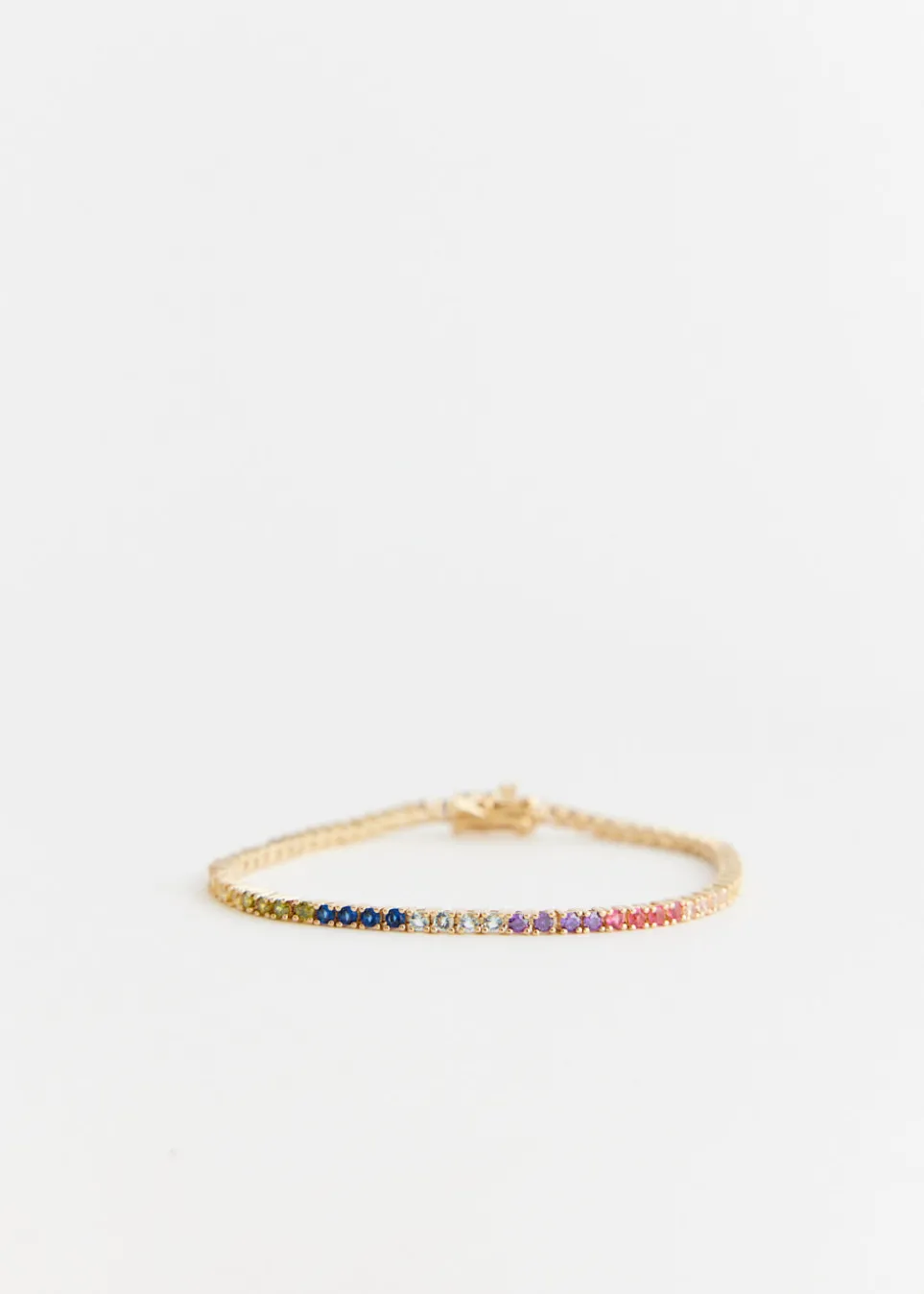 Rainbow Tennis Bracelet