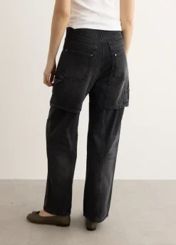 Raptor Layered Wide-Leg Jeans