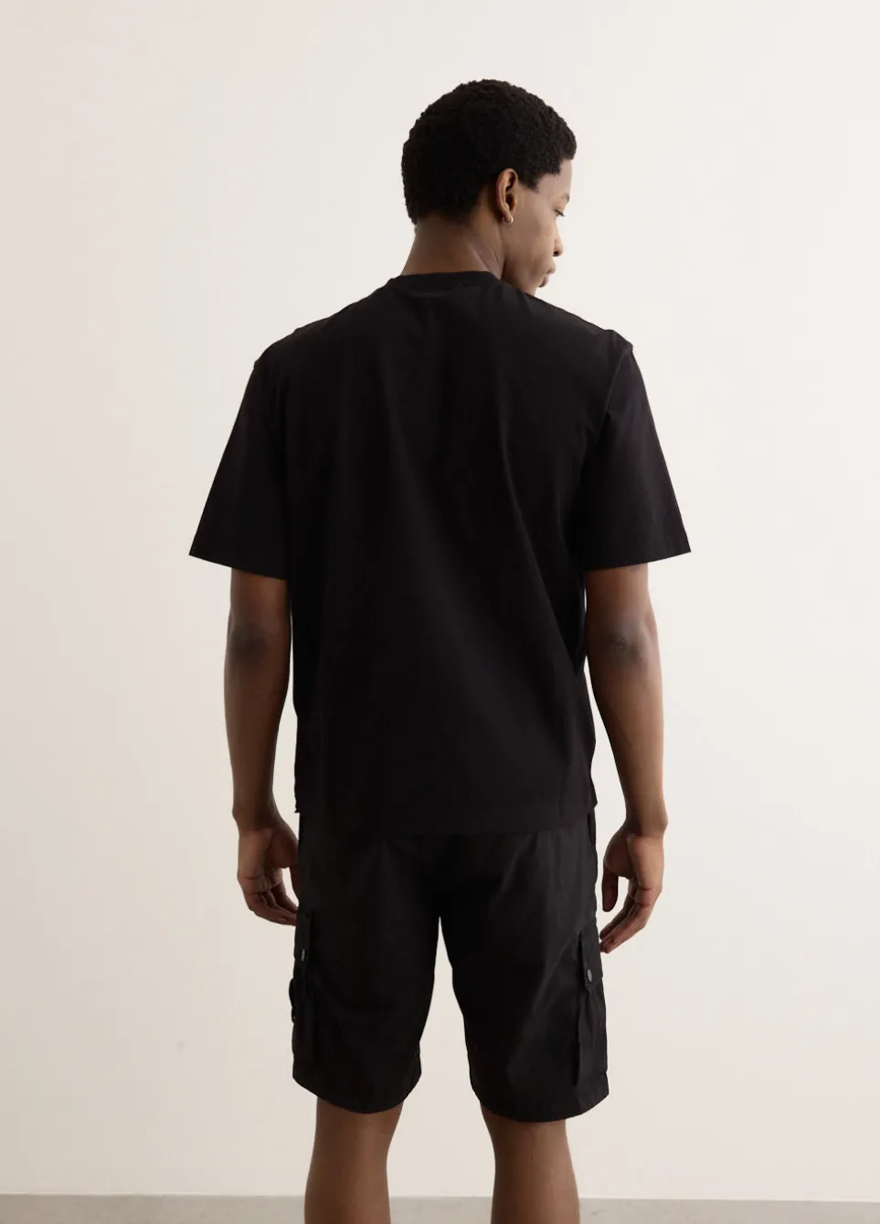 Regular Fit Compass Patch Overdyed T-Shirt