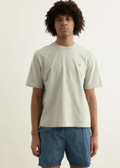 Regular Fit Compass Patch Overdyed T-Shirt