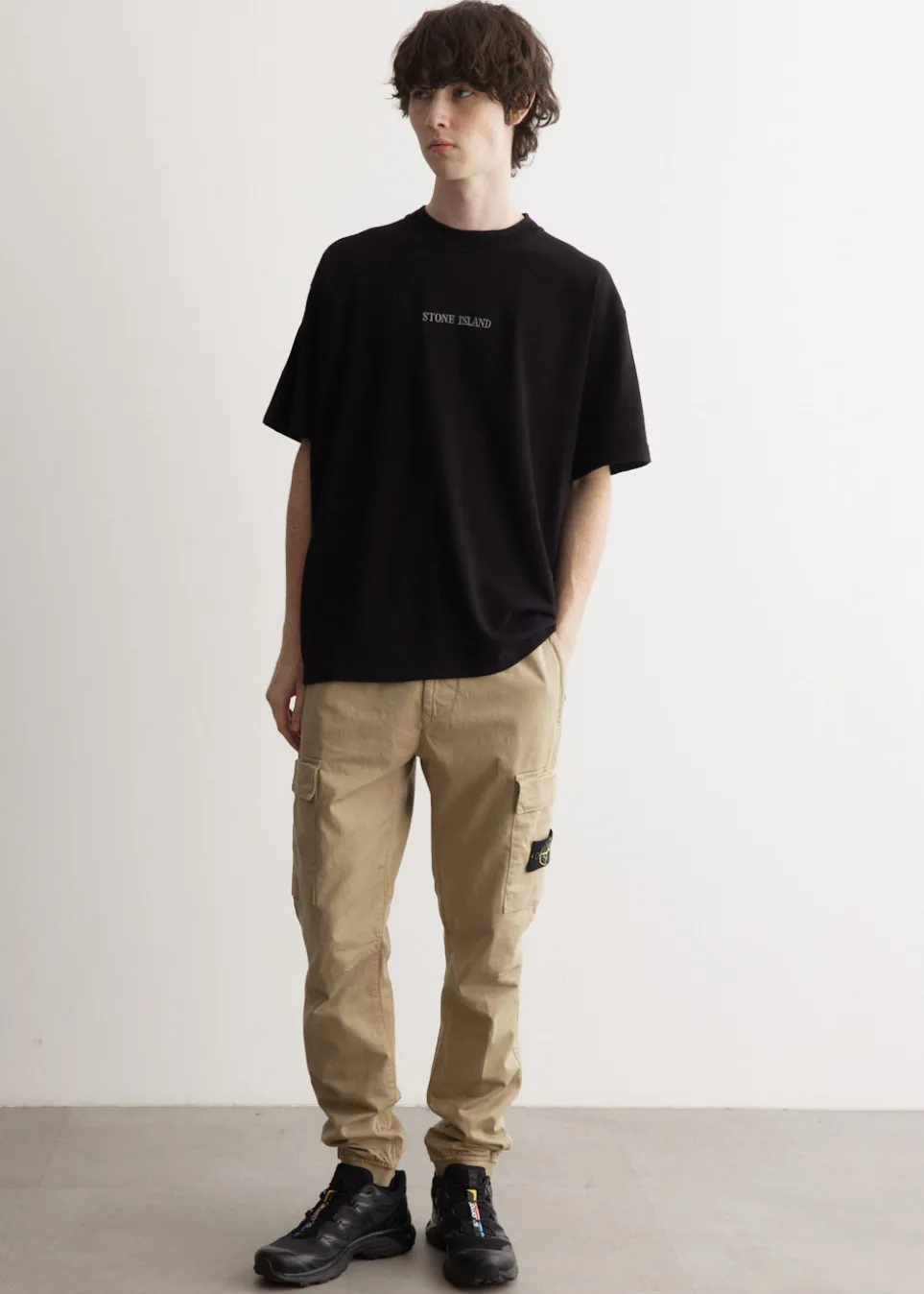 Regular Fit Tapered Stretch Cotton Cargo