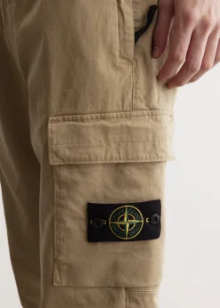 Regular Fit Tapered Stretch Cotton Cargo