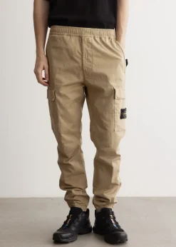 Regular Fit Tapered Stretch Cotton Cargo