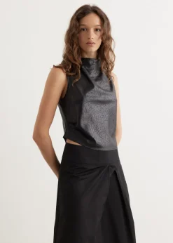 Reign Cowl Satin Top