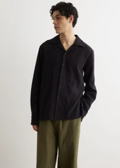 Requiem Seersucker Camp Collar Shirt