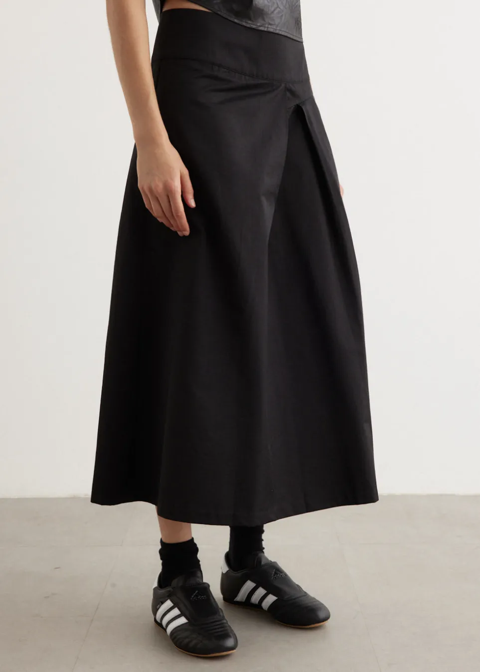 Rhone Pleated Midi Skirt