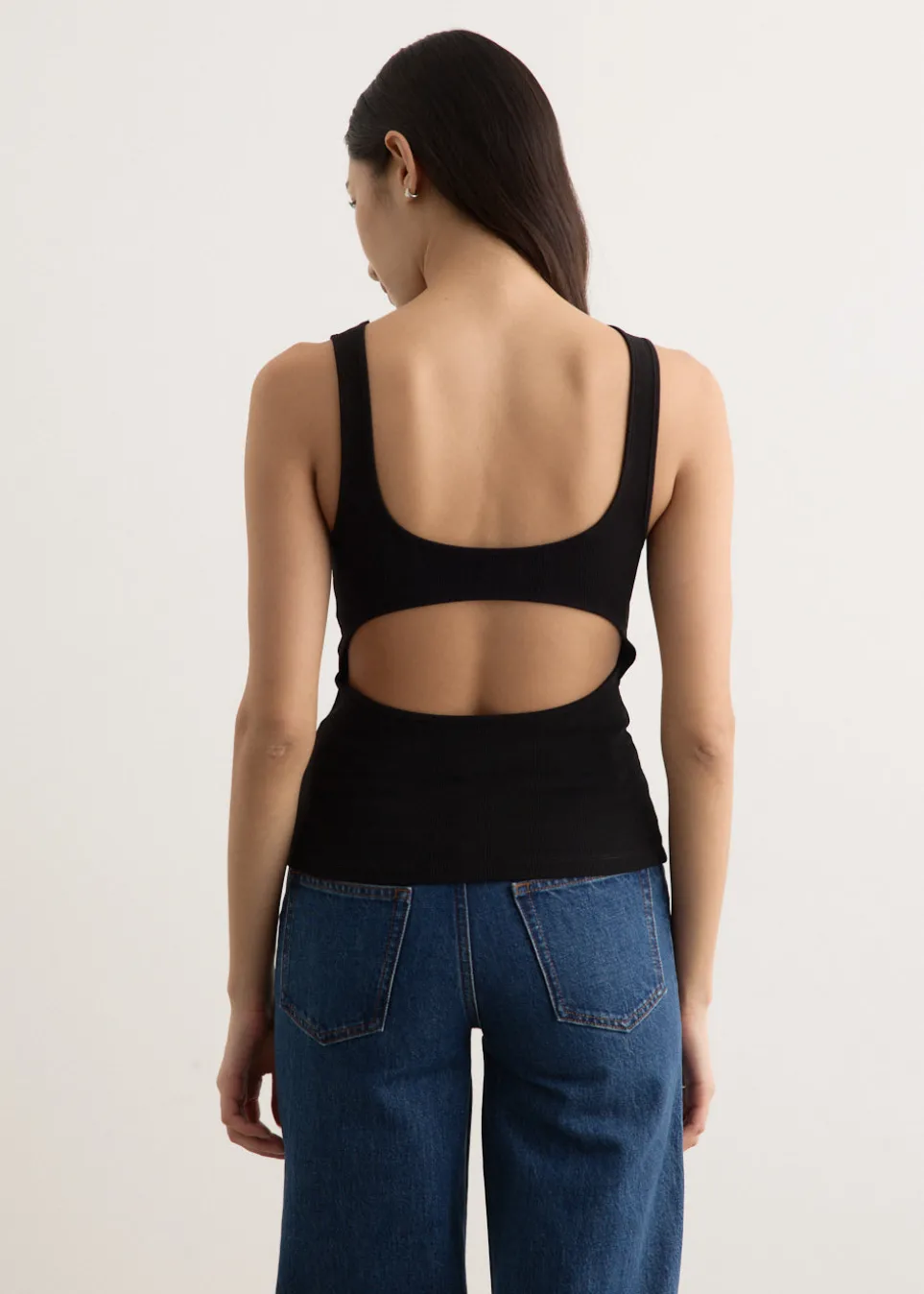 Rib Bateau Cut Out Top