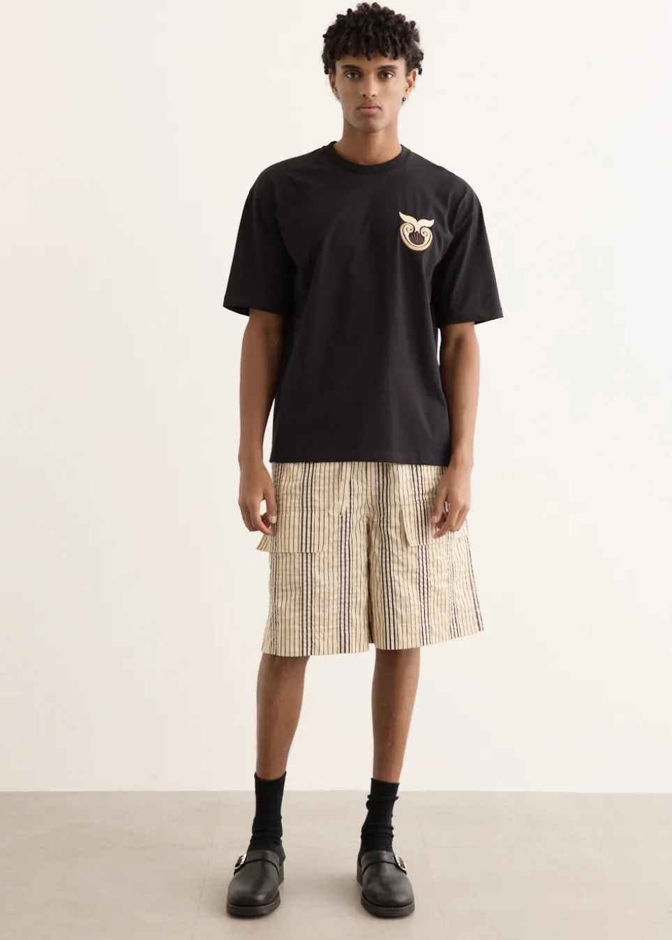 Rope Stripe Pocket Shorts