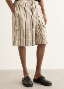 Rope Stripe Pocket Shorts