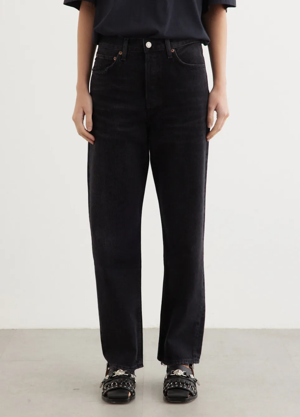 90's Mid Rise Straight Jeans