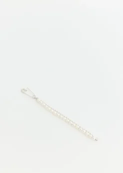 Safety Pin Pearl Bracelet