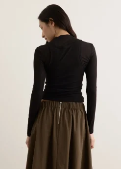 Shade Double Layer Long Sleeve Top