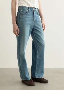 Shea High Rise Ankle Straight Jeans