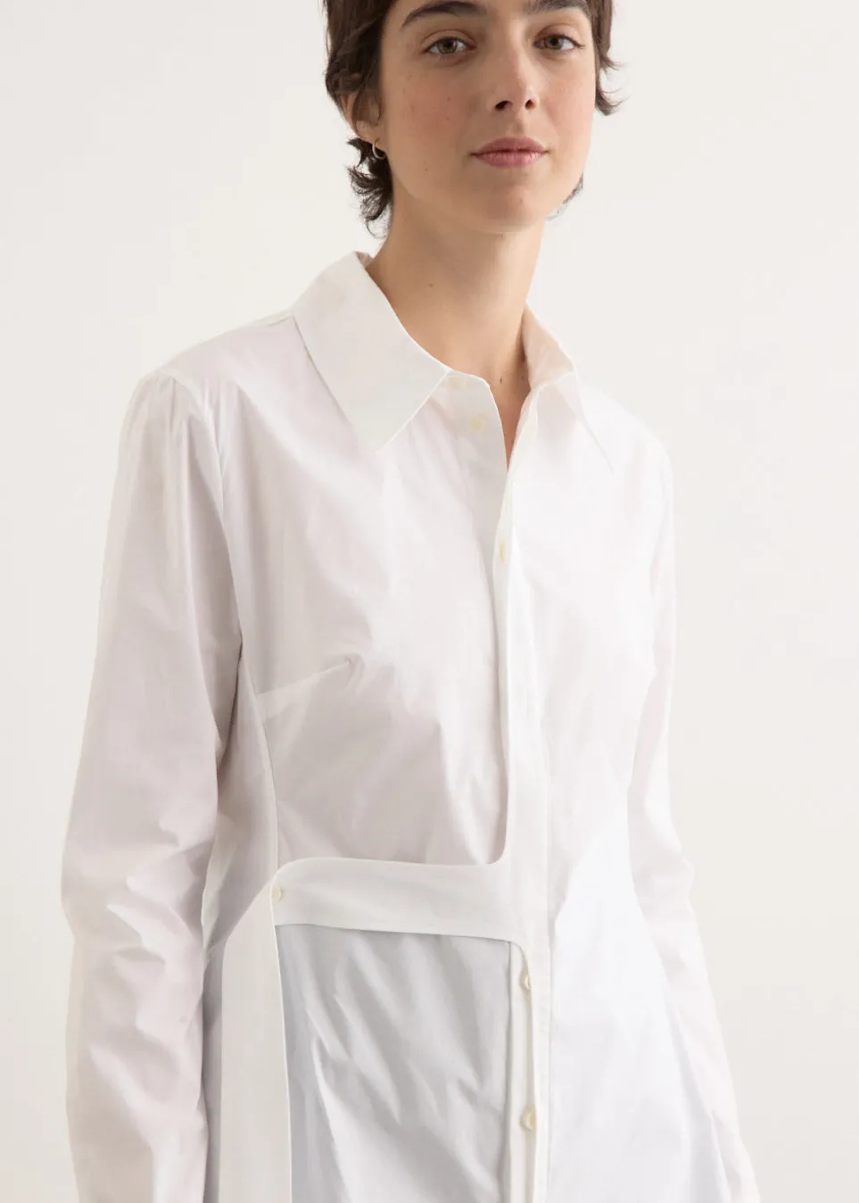 Shirt With Strap Detail
