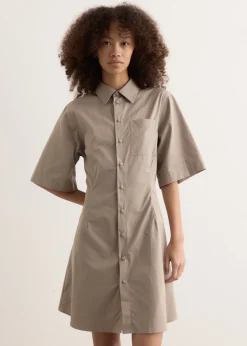 Short Sleeve Shirt Dress