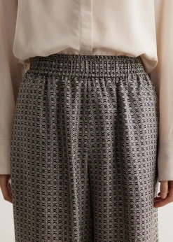 Signat Silk Gathered Pants